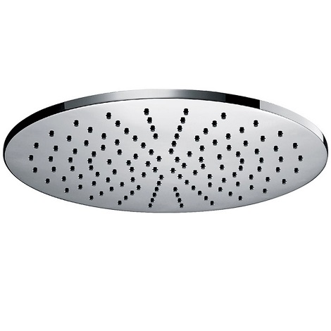 Wiesbaden thermostatische inbouw regendouche set met wandarm 30 cm rond type 104 chroom 6