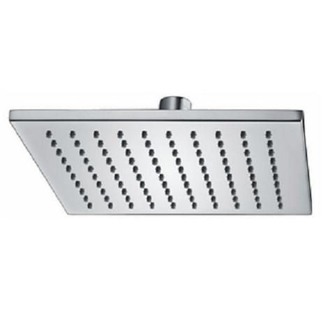 Wiesbaden thermostatische inbouw regendouche set met wandarm ufo 20 cm vierkant incl. body jets type 118 chroom 5