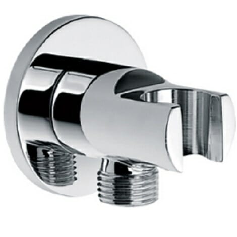 Wiesbaden thermostatische inbouw regendouche set met wandarm ufo 30 cm rond type 133 chroom 3