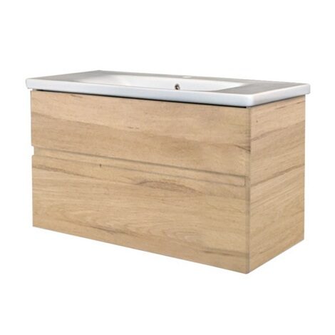 Best Design Quick Greeploos Oceanic badkamermeubel onderkast met wastafel 100 cm