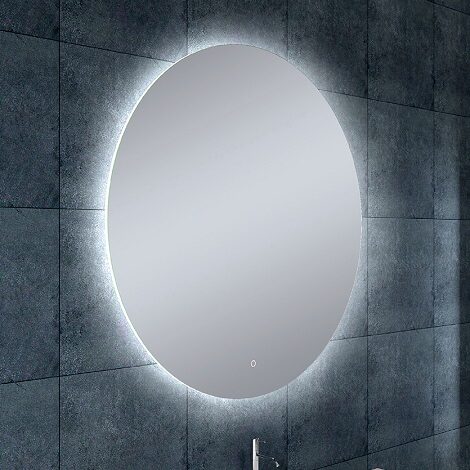 Wiesbaden soul ronde spiegel met LED verlichting en verwarming 100 cm