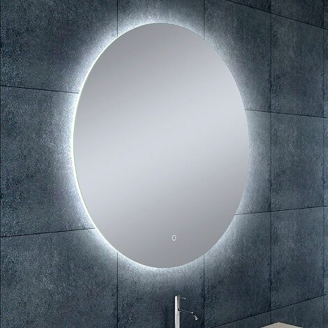Wiesbaden soul ronde spiegel met LED verlichting en verwarming 80 cm