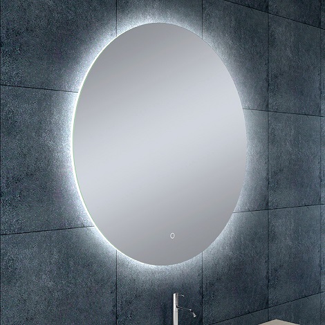 Wiesbaden soul ronde spiegel met LED verlichting en verwarming 80 cm