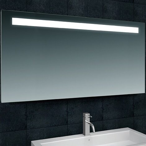 Wiesbaden spiegel Tigris met LED verlichting en schakelaar 140x80 cm