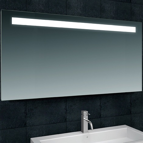 Wiesbaden spiegel Tigris met LED verlichting en schakelaar 140x80 cm