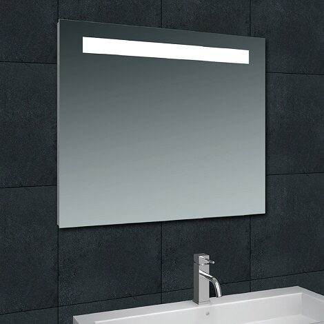 Wiesbaden spiegel Tigris met LED verlichting en schakelaar 80x80 cm