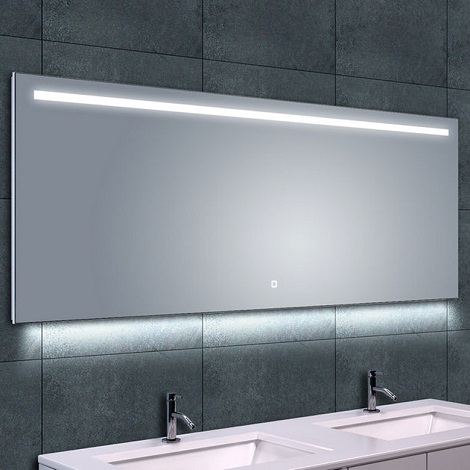 Wiesbaden spiegel ambi one dimbare LED verlichting condensvrije 160x60 cm