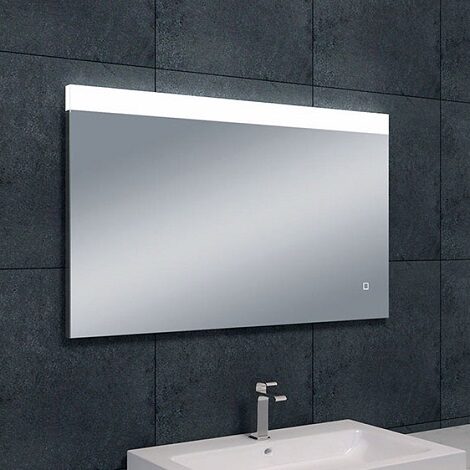 Wiesbaden spiegel single dimbare LED condensvrij 120x60 cm