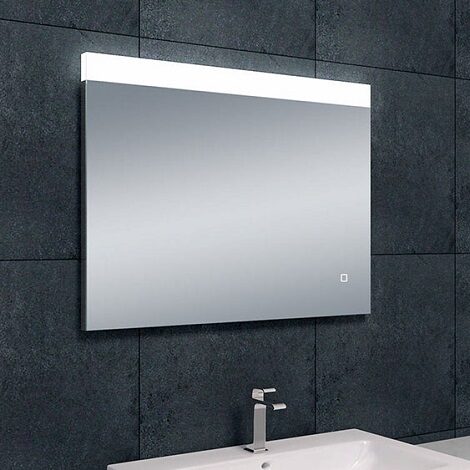 Wiesbaden spiegel single dimbare LED condensvrij 80x60 cm