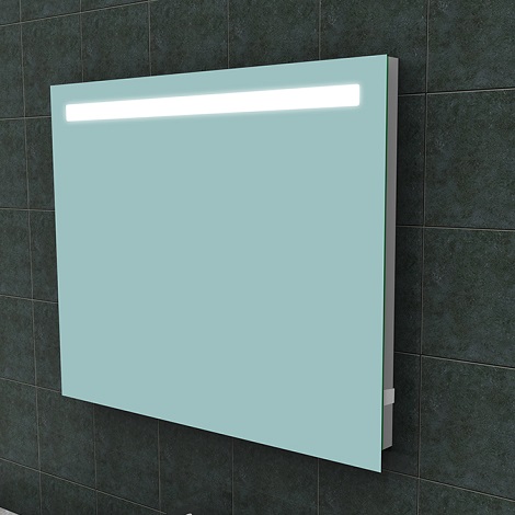 Wiesbaden tigris spiegel LED verlichting met stopcontact 100x80 cm