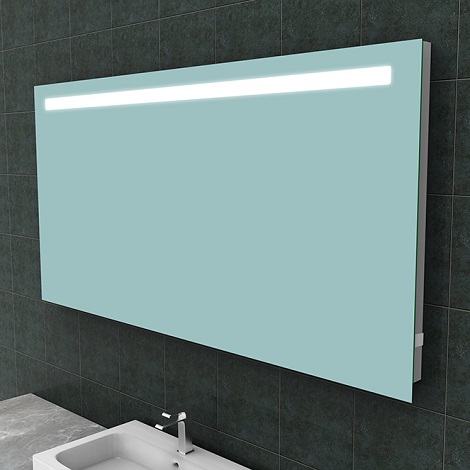 Wiesbaden tigris spiegel LED verlichting met stopcontact 160x80 cm