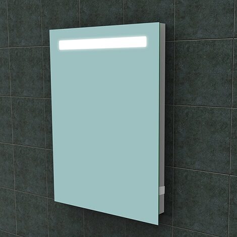 Wiesbaden tigris spiegel LED verlichting met stopcontact 60x80 cm