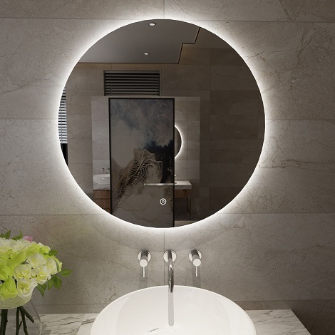 Xellanz Spiegel Giro ronde spiegel met LED verlichting 100 cm 1