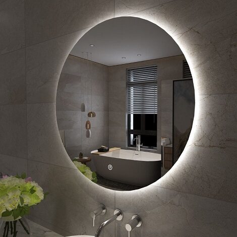 Xellanz Spiegel Giro ronde spiegel met LED verlichting 100 cm 2