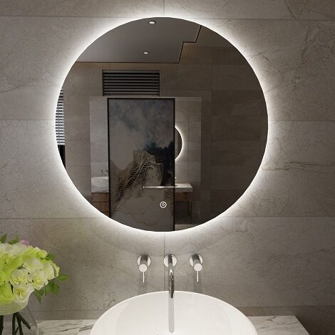 Xellanz Spiegel Giro ronde spiegel met LED verlichting 60 cm