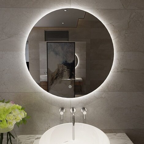 Xellanz Spiegel Giro ronde spiegel met LED verlichting 80 cm 1