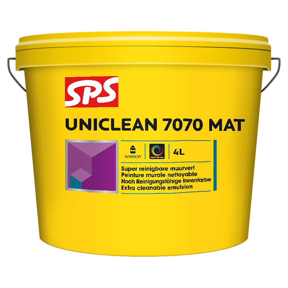SPS 7070 Uniclean mat muurverf 4L