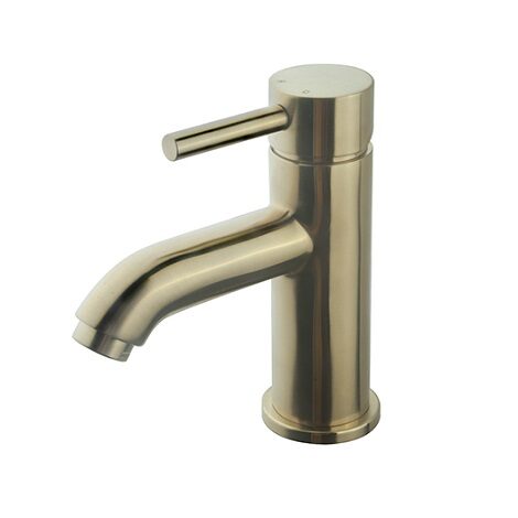 Wiesbaden Cadans wastafelmengkraan laag geborsteld messing