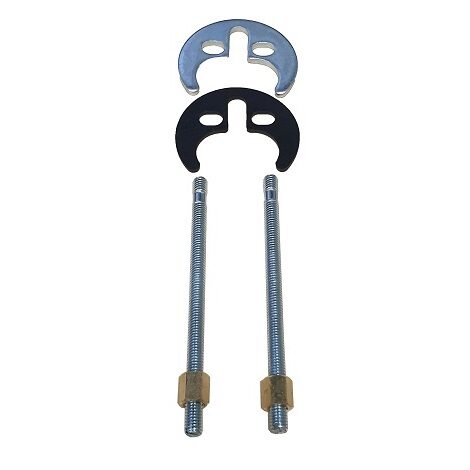 Wiesbaden aansluit met half maan t.b.v. Caral Wastafelkraan