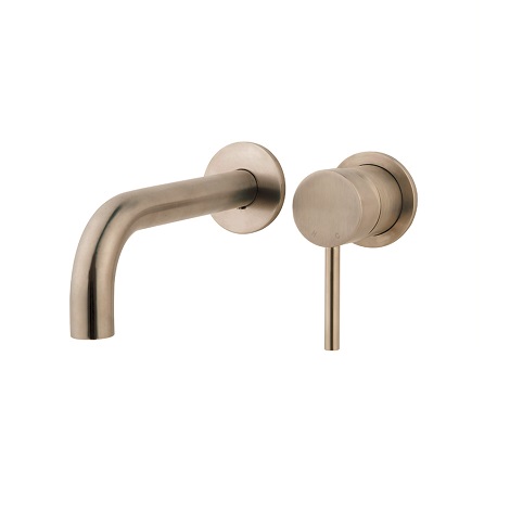 Wiesbaden inbouw wastafelkraan Caral Twenty eenhendel RVS afbouwdeel geborsteld staal