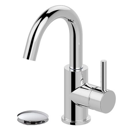 Wiesbaden opbouw wastafelmengkraan Caral wastafelkraan met waste draaibare uitloop chroom