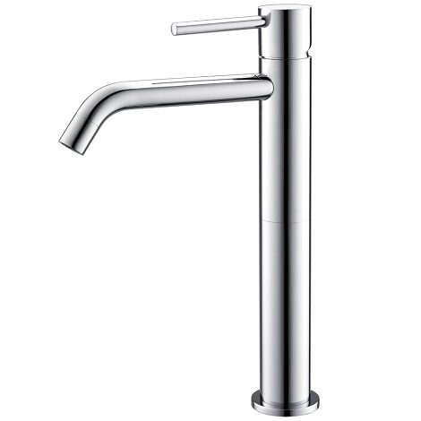 Wiesbaden opbouw wastafelmengkraan Style XL uitloop hoog chroom