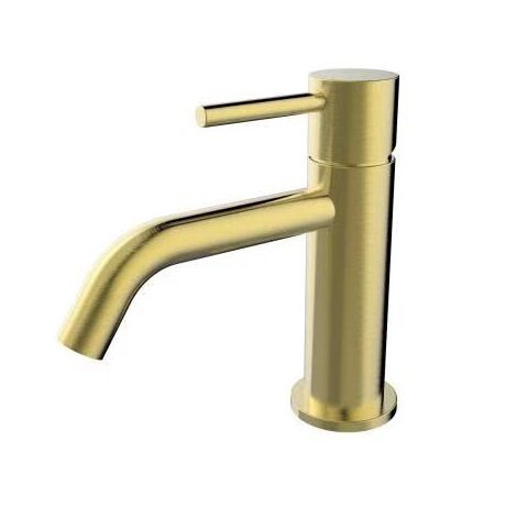 Wiesbaden opbouw wastafelmengkraan Style eenhendel geborsteld messing