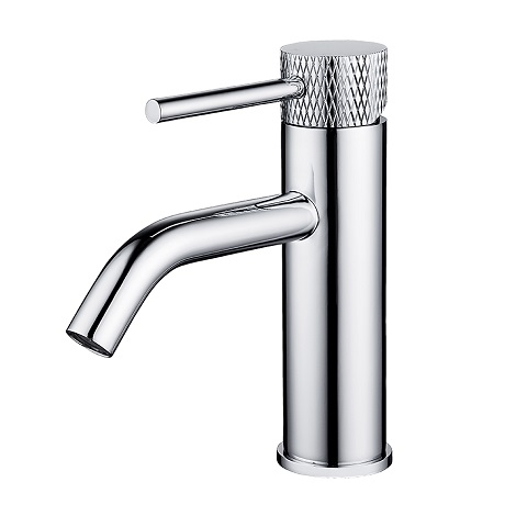 Wiesbaden wastafelkraan Ribbd opbouw wastafelmengkraan chroom