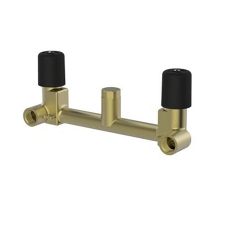 Wiesbaden wastafelmengkraan 2-knops inbouwdeel