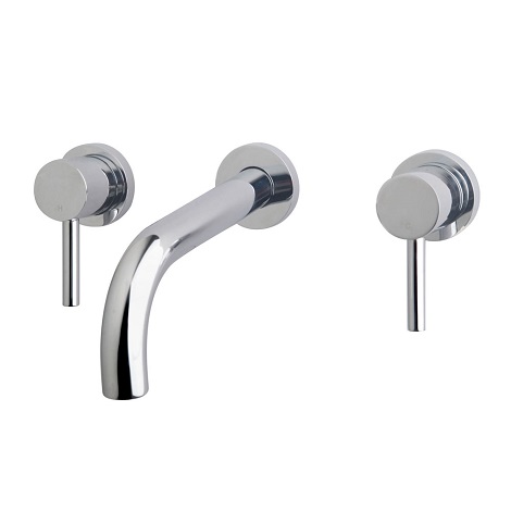 Xellanz inbouw wastafelmengkraan Caral 2.0 2-knops chroom